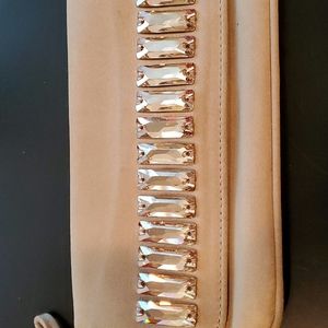 Gucci satin and Crystal clutch